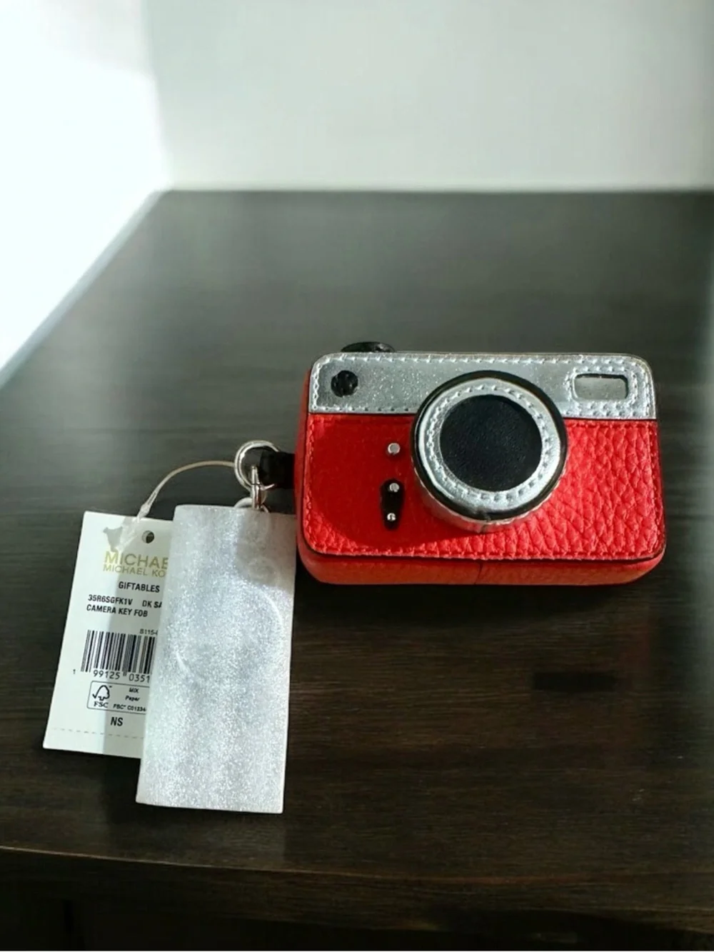 Michael Kors Red Camera Bag Charm - Picture 4 of 4